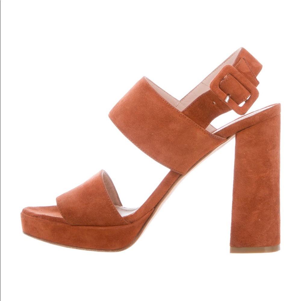 Barney’s New York Suede Platform Sandals